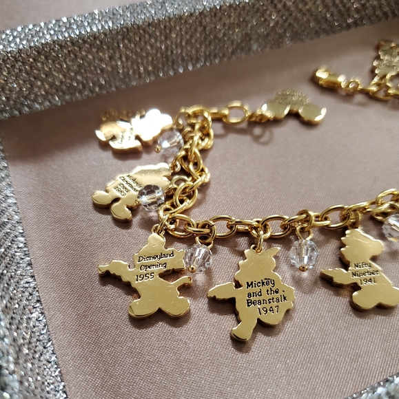 The Bradford Exchange Disney Mickey Mouse Through the Years Charm Bracelet - Picture 7 of 16